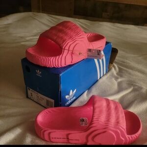 Adidas Pink Slide Sandals